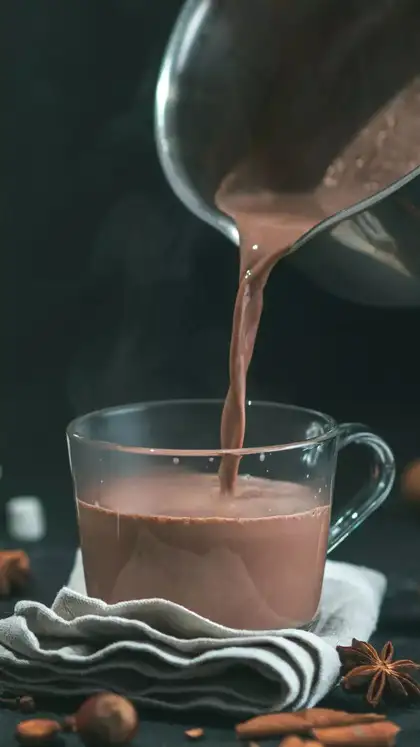  Cocoa milk (or cocoa soy/almond)