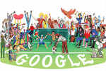 Google doodle celebrates FIFA WC kick-off