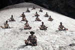 ITBP performs Yoga at 18K feet in Ladakh