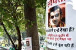 Gambhir 'missing' posters put up Delhi