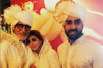 Amitabh Bachchan completes 50 yrs in Bollywood: Abhishek sports t-shirt made by sister Shweta