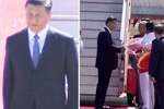 Xi Jinping arrives at Chennai airport