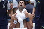 Feeling the heat: When Novak Djokovic enjoyed an ice-bath in the middle of a match