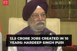 12.5 cr jobs created in 10 years: Hardeep Puri cites SBI report