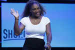 Serena Williams wants to talk about fashion & family, not US Open meltdown at Las Vegas