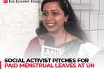 Activist from Odisha advocates for paid menstrual leaves at UN