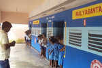 Remote Malkangiri's first 'train' halts at local school