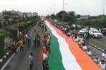 1100 m long Tricolour flag unveiled