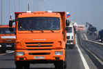 Trucker Putin opens Russia bridge link with annexed Crimea