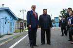 Trump meets Kim Jong Un at DMZ