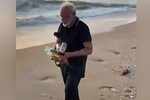 PM Modi plogs at Mamallapuram beach