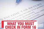 ITR filing: Figures to check for in Form 16
