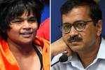 Asiad champ confronts CM Kejriwal