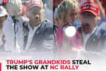 'Vote for grandpa': Trump's grandkids at NC rally