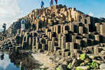 The 40,000-odd basalt formations at the Giant's Causeway in Northern Ireland