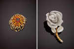Vintage floral jewels by Tiffany, Cartier at Sotheby's sale