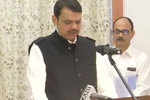 Fadnavis takes oath as CM Maharashtra