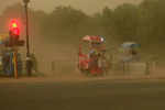 Thunderstorm hits Delhi-NCR, visibility drops