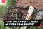C'garh: 12 killed, 14 injured after bus falls into ditch in Durg