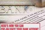 Tax refund: How to pre-validate bank a/c