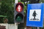 Mumbai put female figures on traffic signals