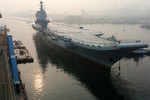 China's first home-built aircraft carrier begins sea trials