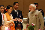 PM Modi wooes Suu Kyi with Look East Policy