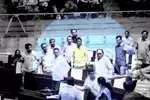 Guj assembly: Cong MLA attacks BJP MLA with mic