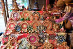Markets decked up for Dhanteras, people opt for made-in-India products