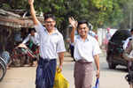 Myanmar frees Reuters reporters jailed for Secrecy Act crime