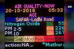 Delhi  air quality remains poor
