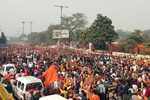 VHP holds massive rally for Ram Mandir