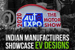 Indian manufacturers showcase EV designs