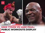 Mike Tyson vs Jake Paul: Boxers show off their might ahead of Texas bout