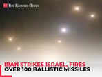 Iran strikes Israel, fires over 100 ballistic missiles; Israeli Iron Dome in action