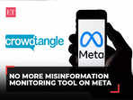 Meta to shut down misinformation monitoring tool CrowdTangle ahead of major US elections