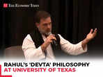 ''Devta' doesn't mean God…': Rahul Gandhi talks spirituality at the University of Texas