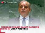 Pakistan PM Shehbaz Sharif raises Kashmir issue in UNGA address