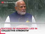 Success of humanity can’t be found on battlefield: PM Modi at UN