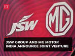 JSW Group, MG Motor India announce joint venture; aim to create 'New Energy Vehicle Maruti moment'