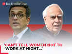 CJI Chandrachud raps Kapil Sibal during RG Kar case hearing  'Can’t tell women not to work at night…'