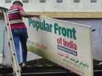 Watch: PFI hoardings removed in Navi Mumbai