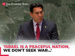 'We are a peaceful nation; we don't seek war...': Israeli Ambassador Danny Danon at United Nations