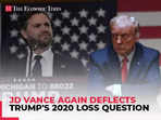 'Why didn't you answer…': Vance again deflects question on Trump's 2020 presidential election loss