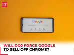 US Deptt of Justice cornering Google into selling off Chrome browser