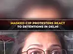 Masked CJP Protesters react to restrictions, detentions ahead of Jantar Mantar 2.0&rsquo; protest in Delhi