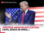 'Haitian immigrants eating cats, dogs...': Trump again claims migrants taking away pets