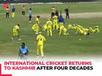 International cricket returns to Kashmir after four decades