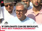 J-K Polls: 'If diplomats can be brought, why not foreign journos…,' Omar Abdullah slams Centre