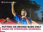 Kejriwal after walking out of Tihar: Jail bars can't break me, my morale has increased 100 times